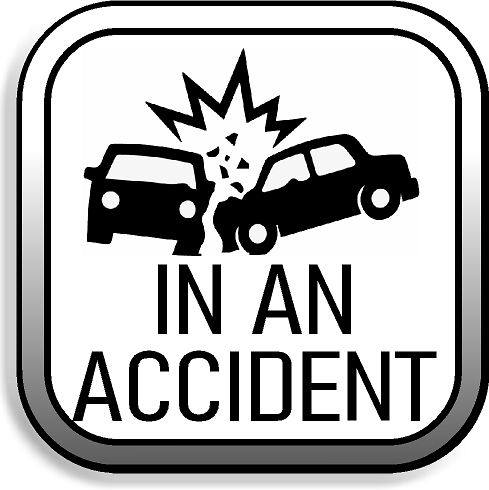 IN AN ACCIDENT